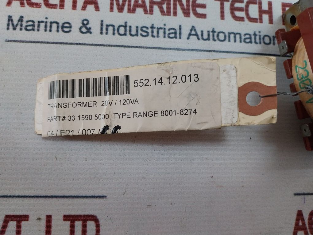 Strobelt Tr-00266 Transformer 20V/120V 120Va