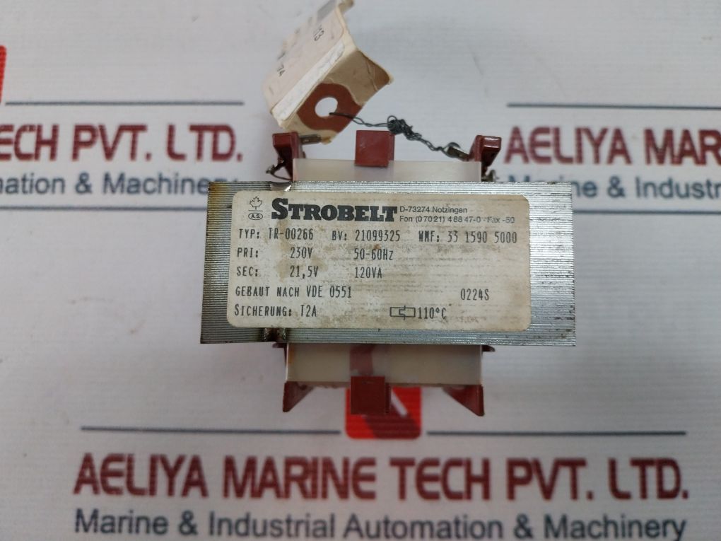 Strobelt Tr-00266 Transformer 20V/120V 120Va