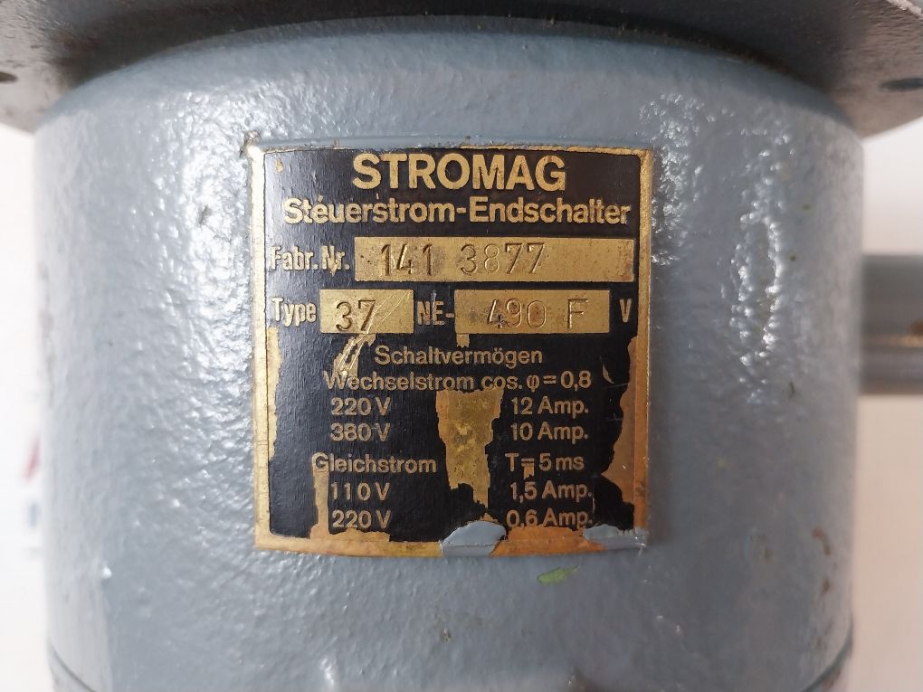 Stromag 141 3877 37 Ne-490F V Spindle Limit Switch