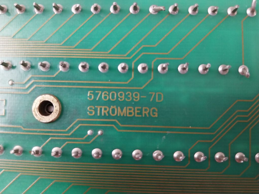 Stromberg 5760939-7D Drive Terminal Block Board Ut86-2X40C Rev D 57287896