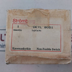 Stromberg Oetl 80D1 Non-fusible Switch
