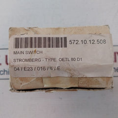 Stromberg Oetl 80D1 Non-fusible Switch