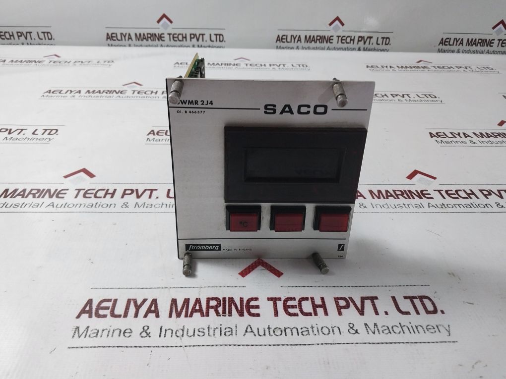 Stromberg Saco Swmr 2J4 Display Module Alarm Handling Unit Swmz 1739