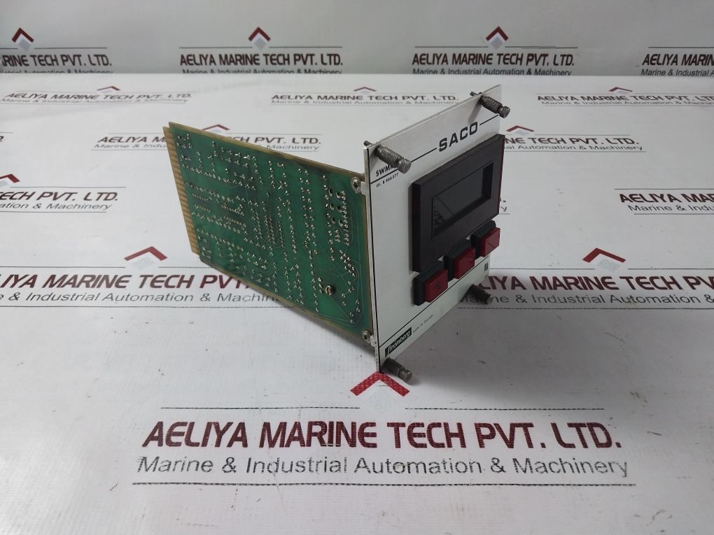 Stromberg Saco Swmr 2J4 Display Module Alarm Handling Unit Swmz 1739