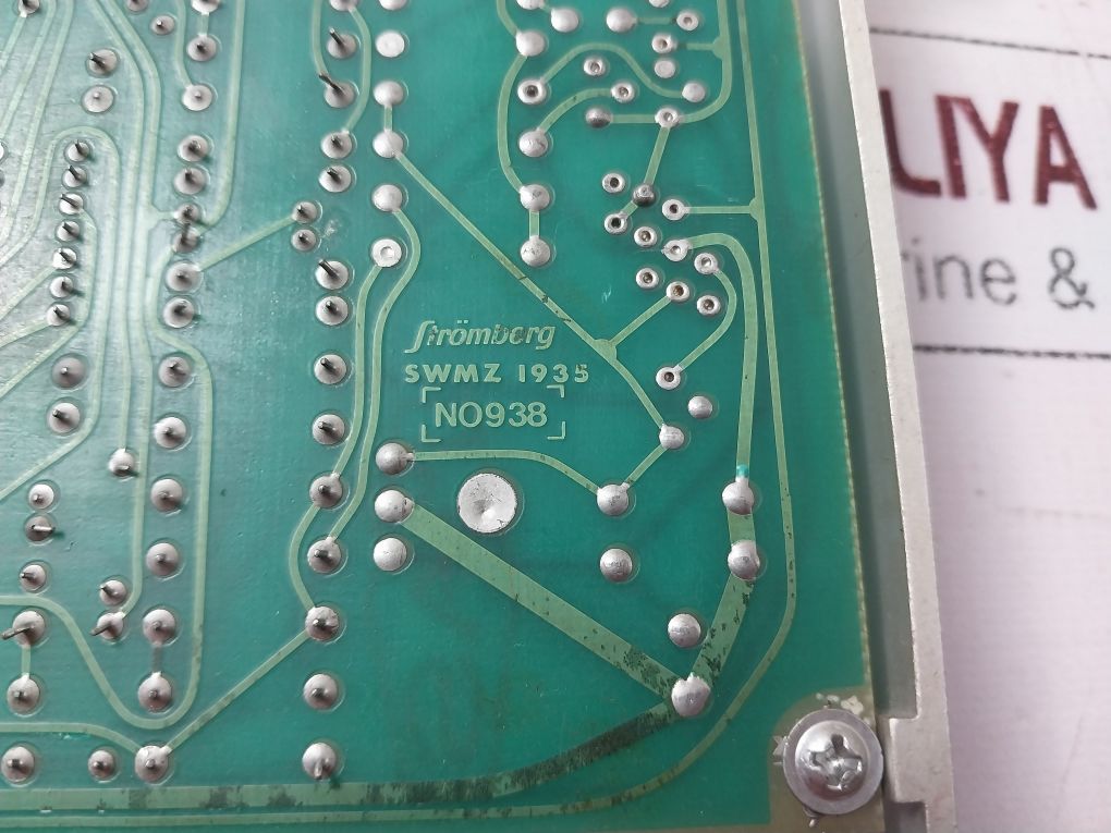 Stromberg Swmr 1J1 Alarm Unit Pcb Card Swmz 1935