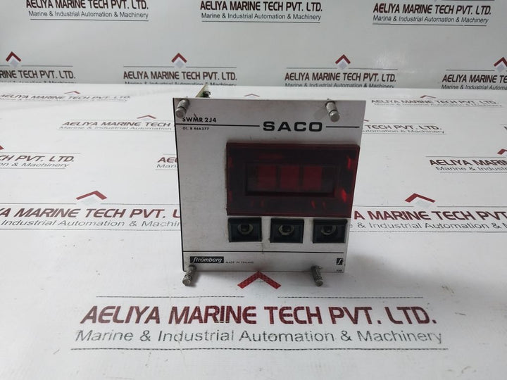 Stromberg Swmr 2J4 Display Module Alarm Handling Unit Swmz 2076.1C
