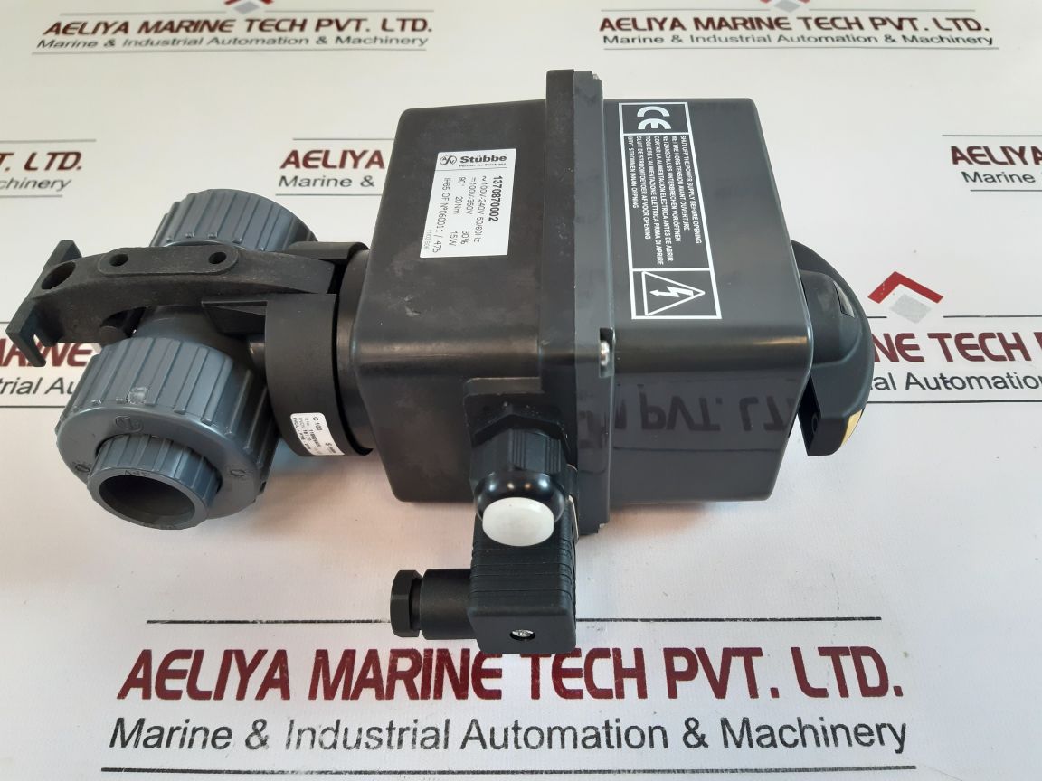Stubbe 1370870002 Ball Valve 2150-d025 Electric Actuator
