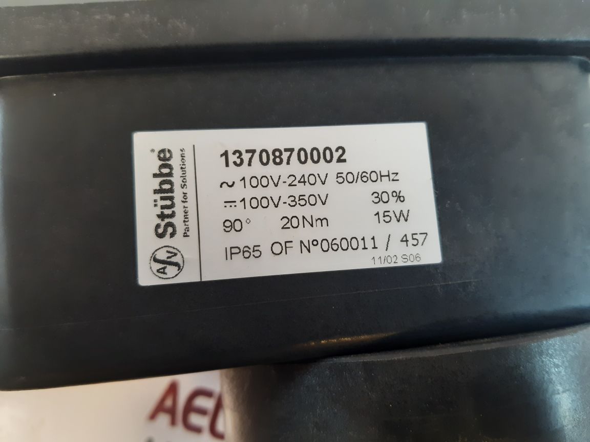 Stubbe 1370870002 Ball Valve Mounting Kit
