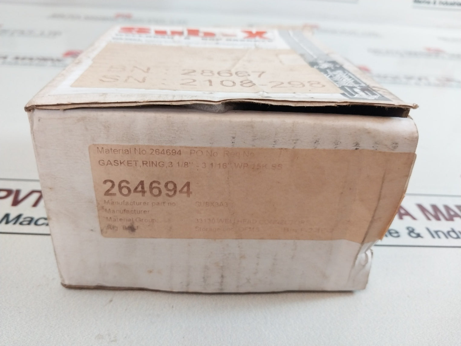 Sub-x Subx3A3 Gasket Ring 264694
