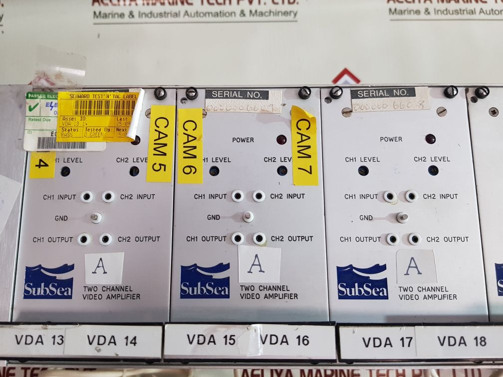 Subsea 7 Y/C Vda-054 Two Channel Video Amplifier
