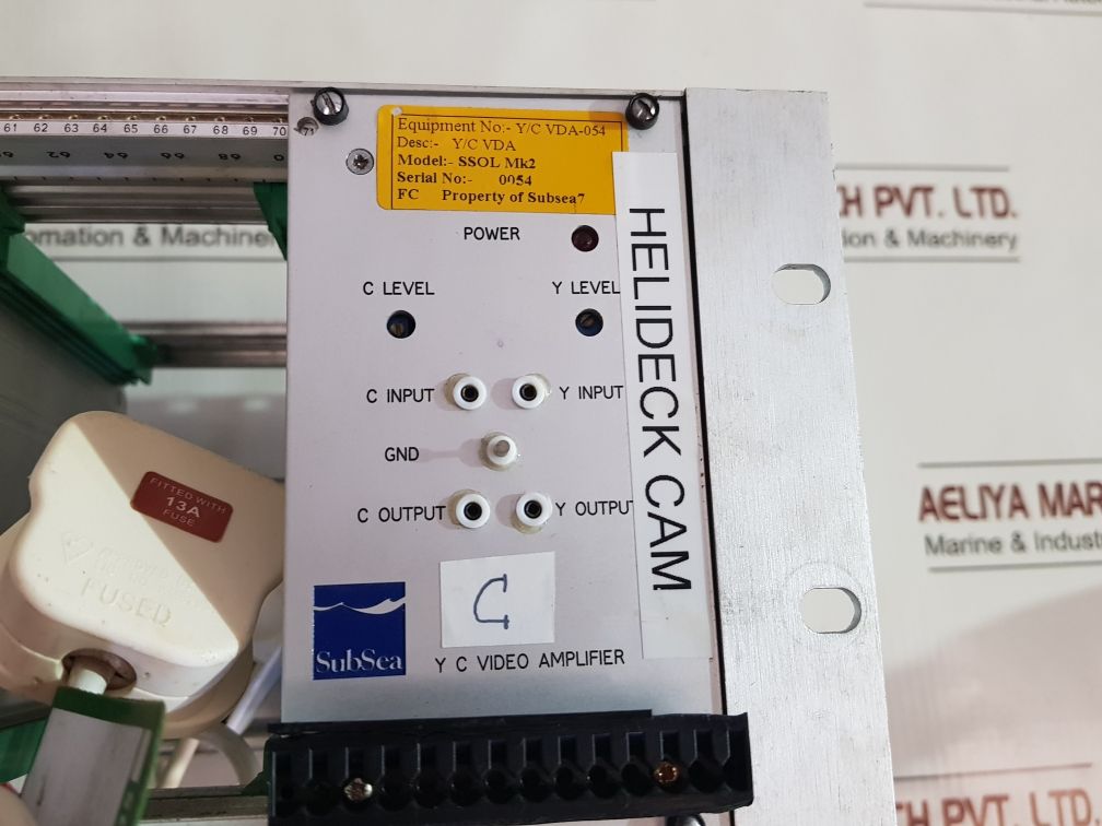 Subsea 7 Y/C Vda-054 Two Channel Video Amplifier