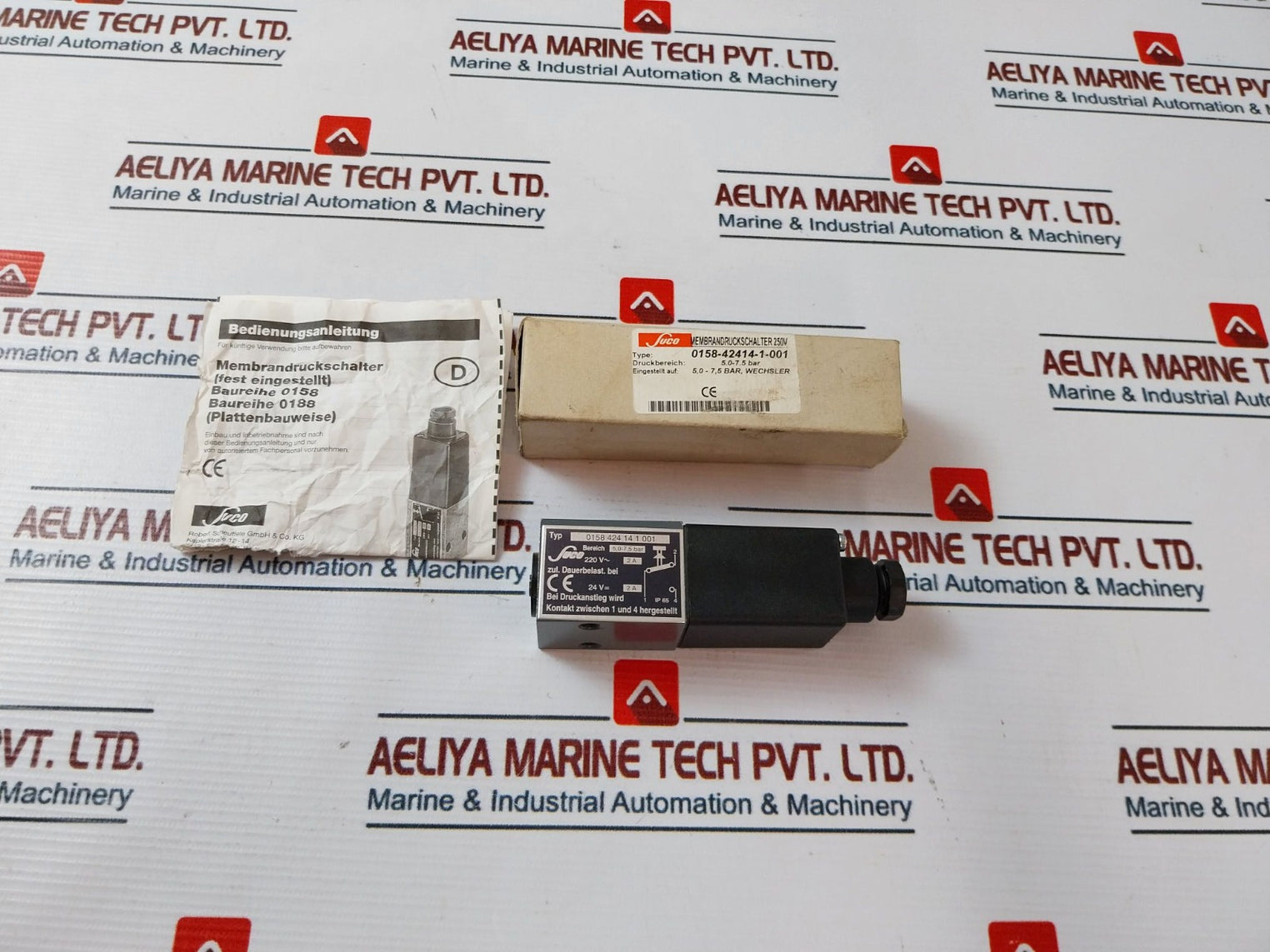 Suco 0158 424 14 1 001 Pressure Switch 5.0-7.5 Bar