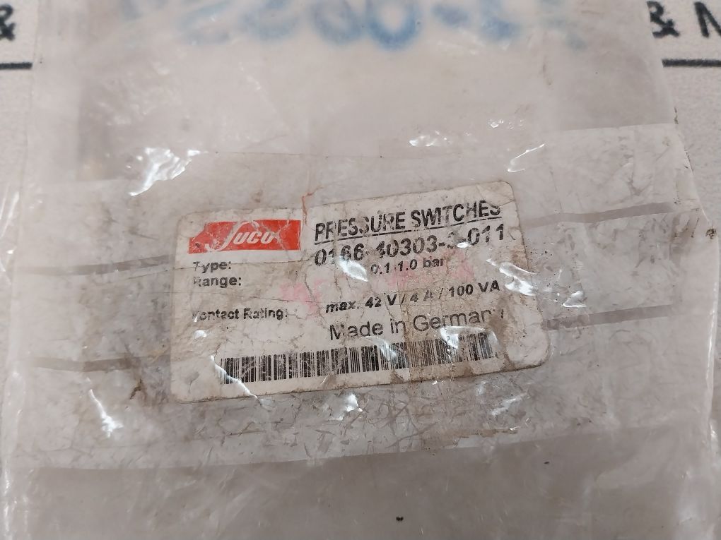 Suco 0166-40303-3-011 Pressure Switch