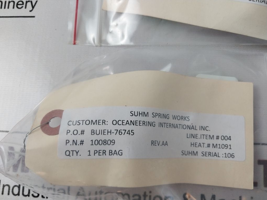 Suhm Spring 100627-rk Regulator Repair Kit