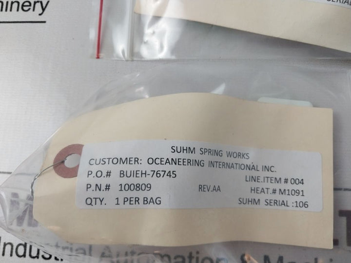 Suhm Spring 100627-rk Regulator Repair Kit