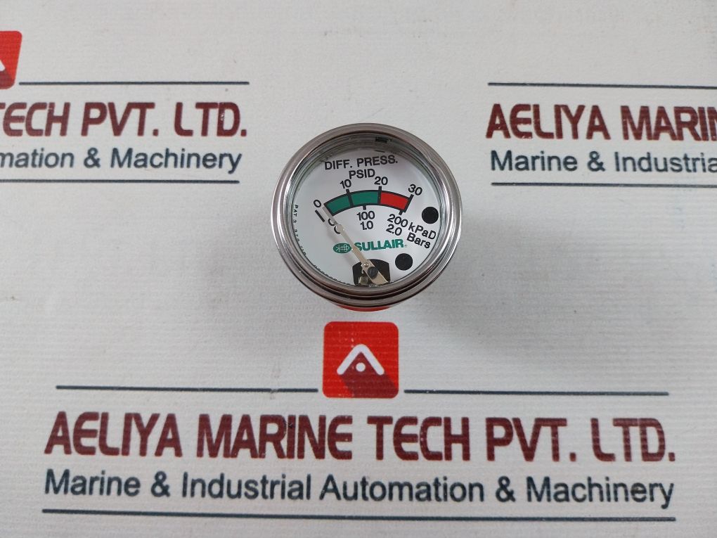 Sullair 250003-799 Differential Pressure Gauge