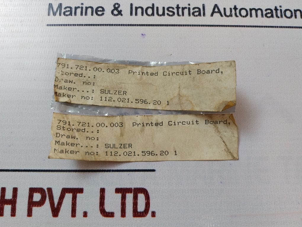 Sulzer 112.021.596.20 1 Printed Circuit Board 920 378
