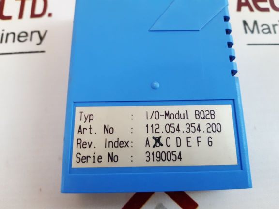 Sulzer Bq2B I/O Module 112.054.354.200