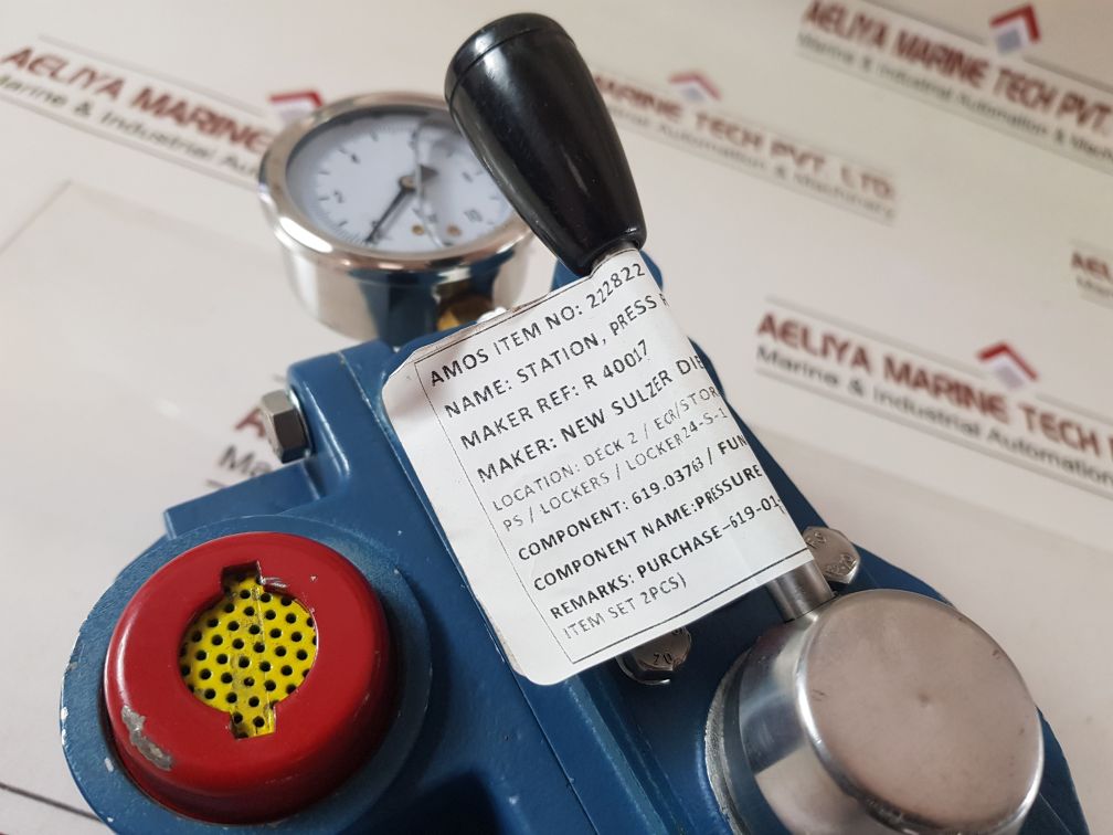 Sulzer R 40017 Pressure Reduction Station
