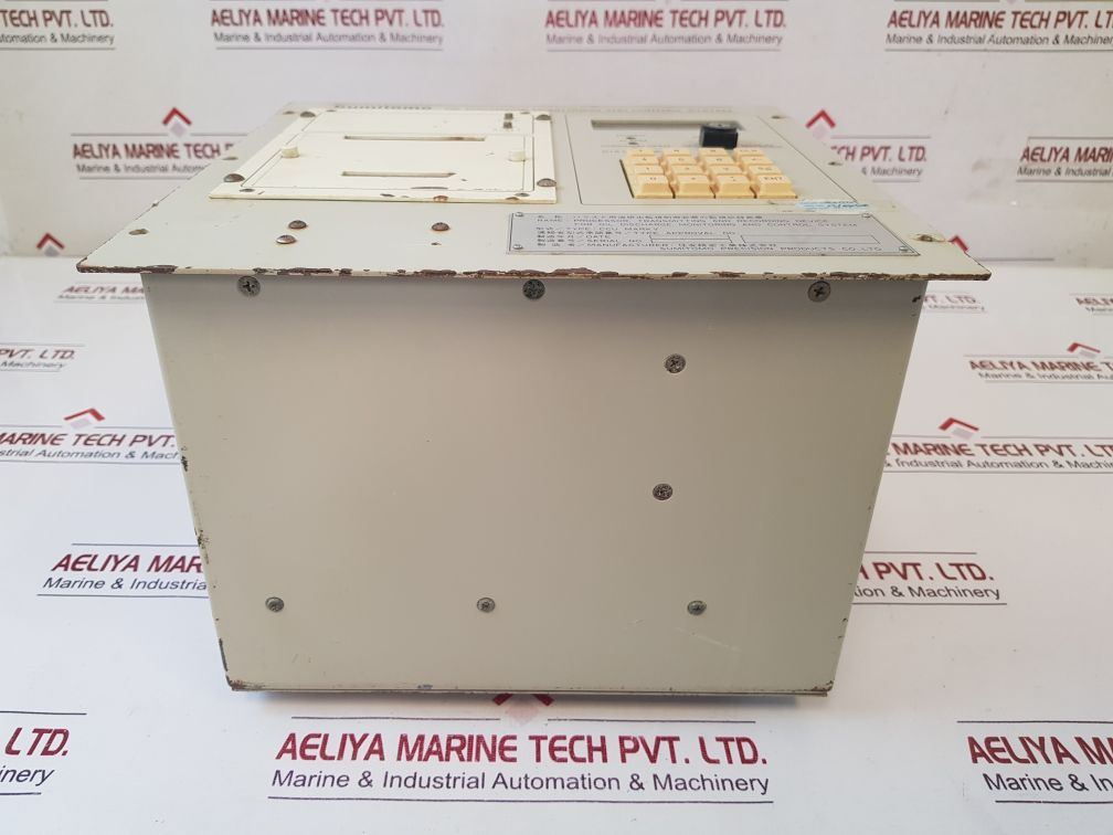 Sumitomo Ccu Mark V Oil Discharge Monitoring And Control System