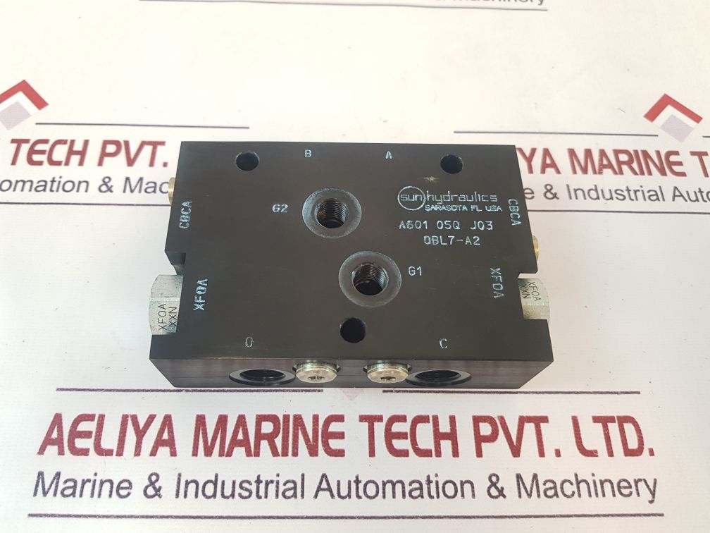 Sun Hydraulics 0Bl7-a2 Valve Block