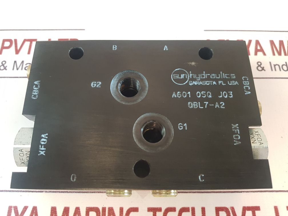 Sun Hydraulics 0Bl7-a2 Valve Block