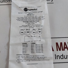 Sun Hydraulics Cartridge Seal Kit