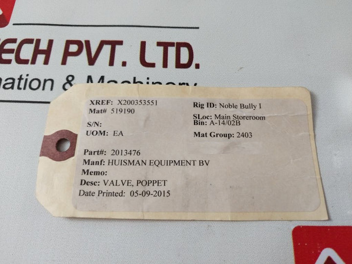 Sun Hydraulics Lohb-xdn Poppet Valve