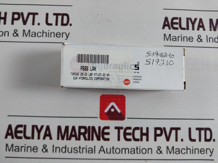 Sun Hydraulics Pbbb-lan Pressure Reducing Valve