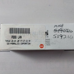 Sun Hydraulics Pbbb Lan Pressure Reducing Valve