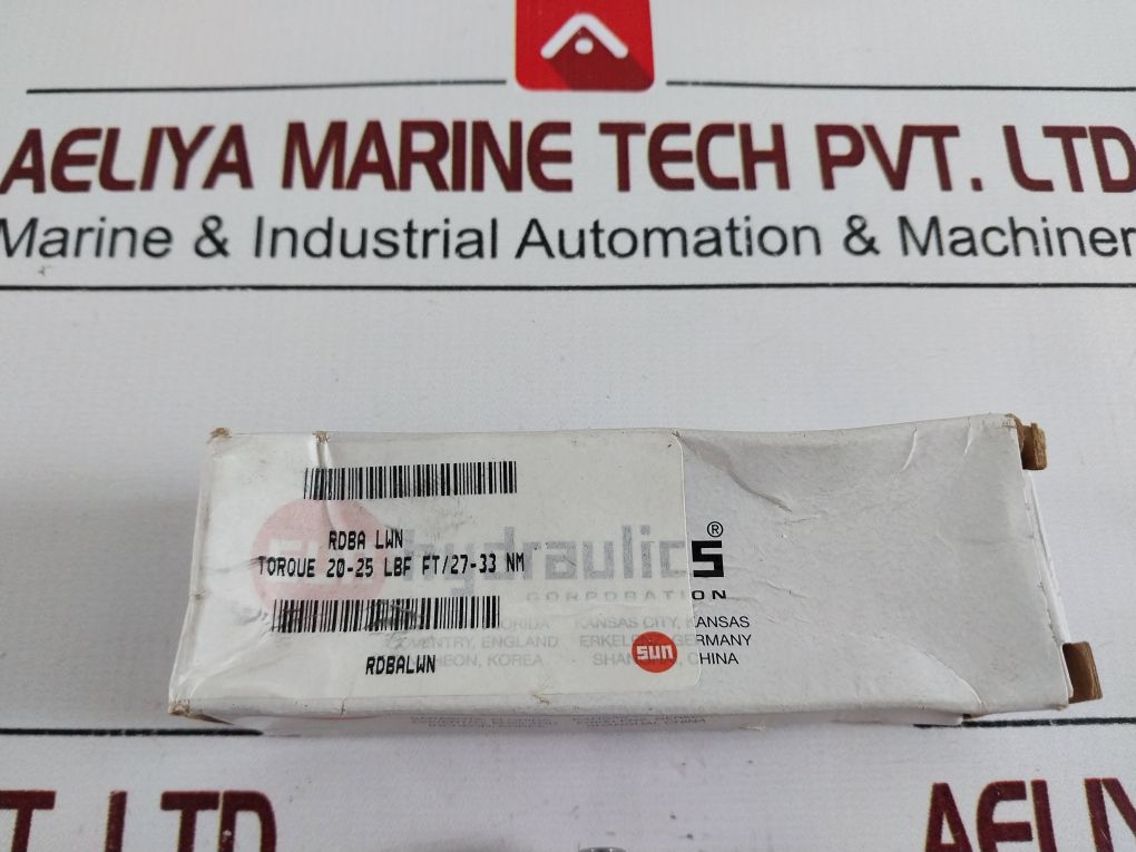 Sun Hydraulics Rdba-lwn Pressure Relief Valve