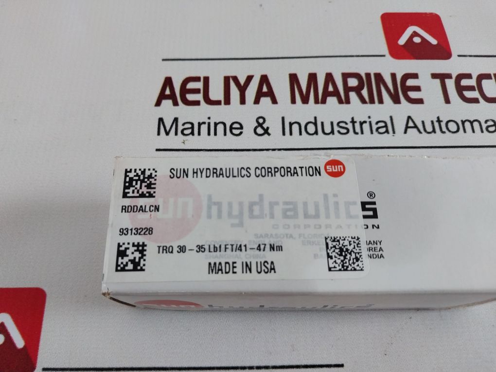 Sun Hydraulics Rdda-lcn Pressure Relief Valve