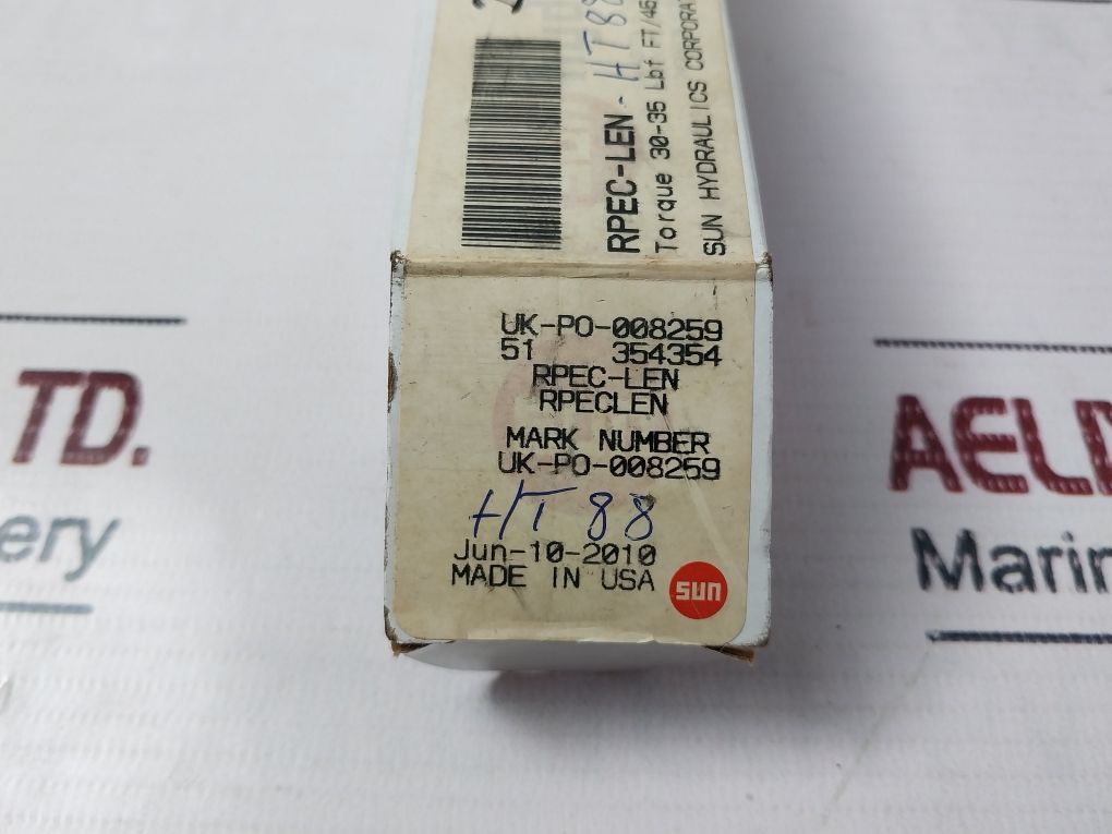 Sun Hydraulics Rpec-len Balanced Piston Relief Valve Rpec-len-ht88