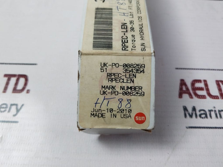 Sun Hydraulics Rpec-len Balanced Piston Relief Valve Rpec-len-ht88