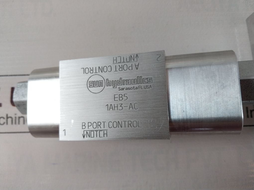 Sun Hydraulics Eb5 1Ah3-ac Hydraulic Valve