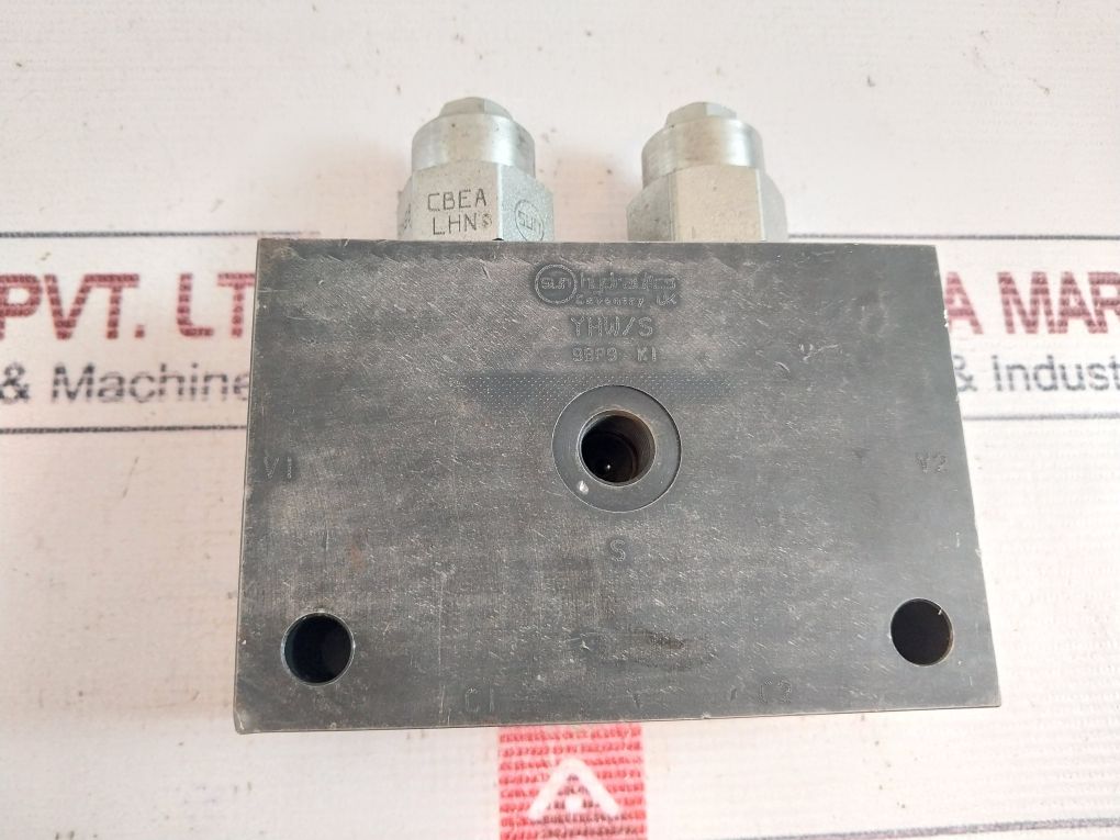Sun Hydraulics Yhw/S Line Mount Manifold Cross Pilot Shuttle