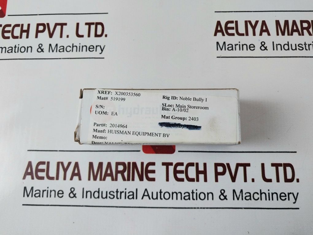 Sun Hydraulics Rdba Lwn Pressure Relief Valve