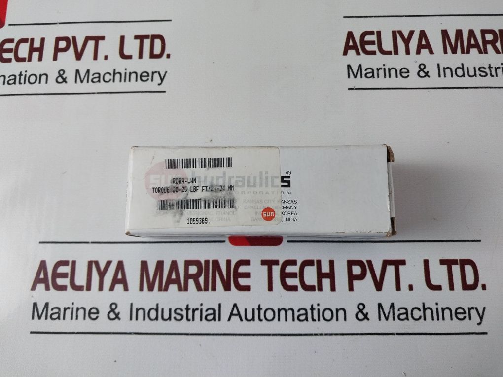 Sun Hydraulics Rdba Lwn Pressure Relief Valve