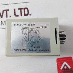 Sunflame Fe-61R Flame Eye Relay 84A172