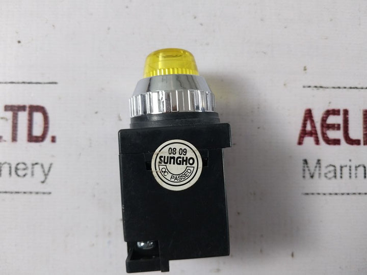 Lot Of 9X Sungho Pr25P-4L (Led Type) Signal Lamp