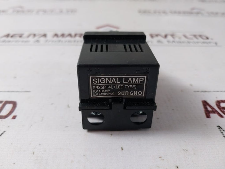 Lot Of 9X Sungho Pr25P-4L (Led Type) Signal Lamp