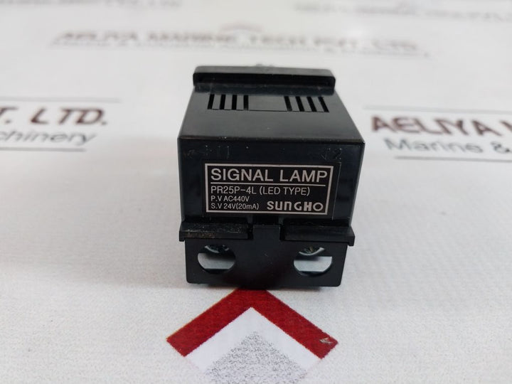 Lot Of 6X Sungho Pr25P-4L(Led Type) Signal Lamp