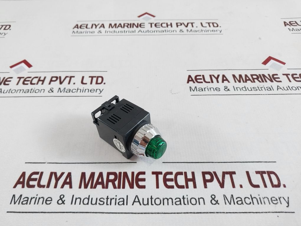 Lot Of 9X Sungho Pr25P-4L(Led Type) Signal Lamp Green