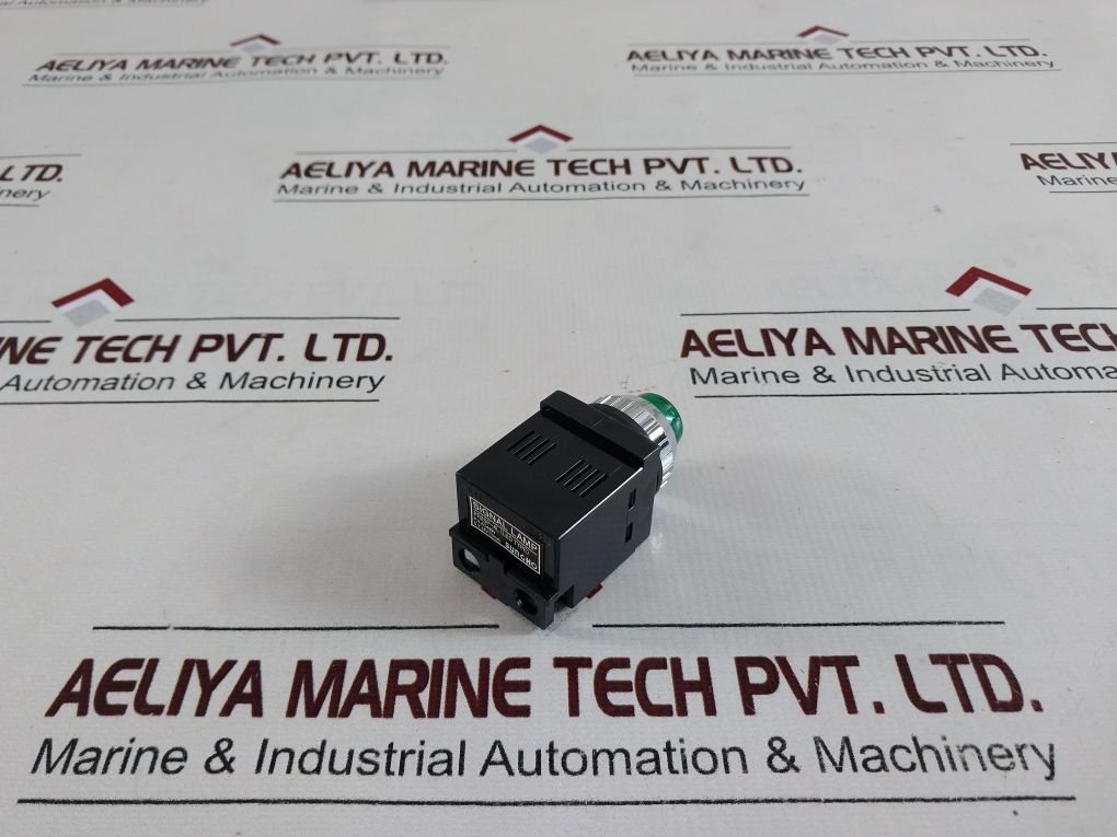 Lot Of 9X Sungho Pr25P-4L(Led Type) Signal Lamp Green