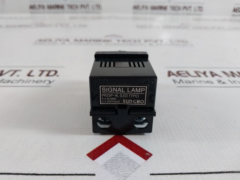 Lot Of 9X Sungho Pr25P-4L(Led Type) Signal Lamp Green