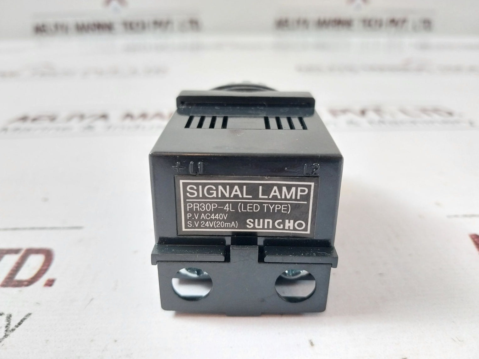 Lot Of 2X Sungho Pr30P-4L(Led Type) Signal Lamp