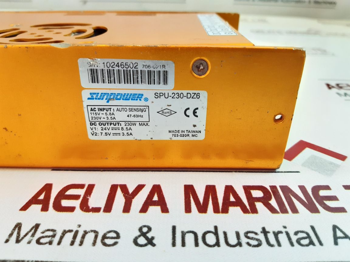 Sunpower Spu-230-dz6 Power Supply