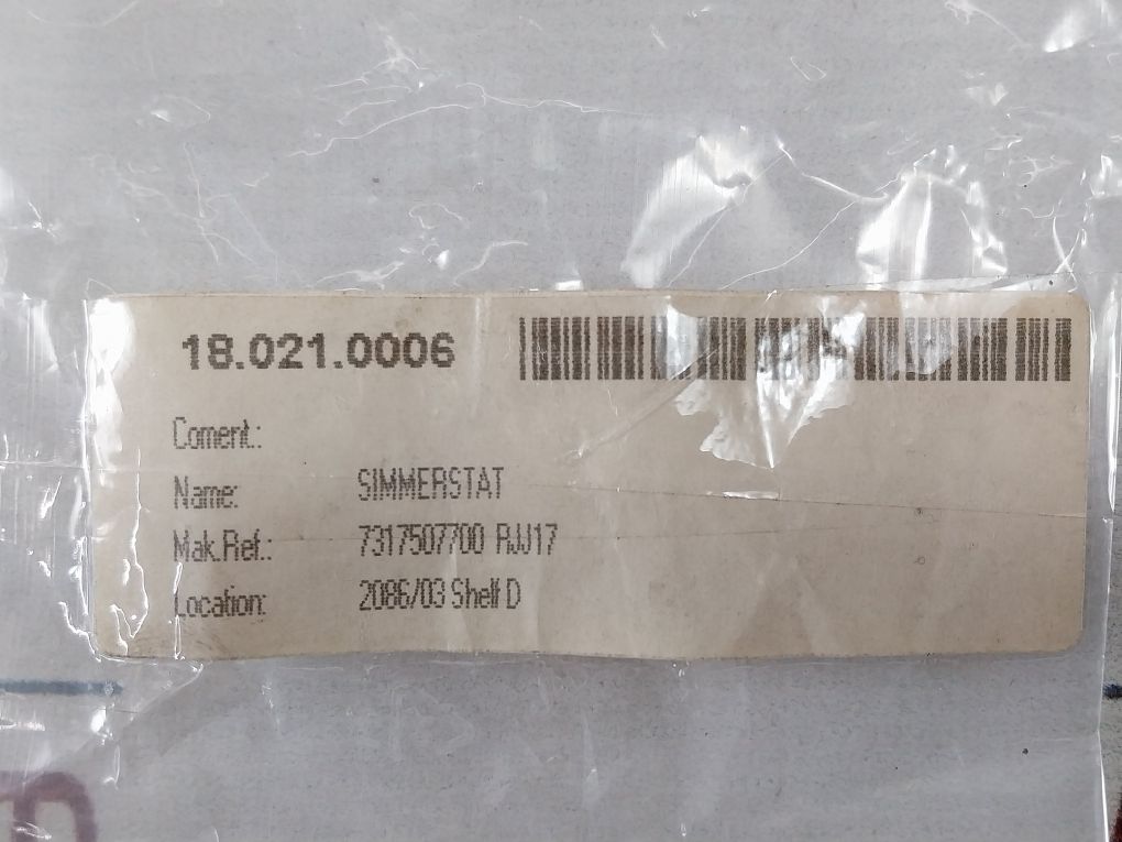 Sunvic Tyj 6333 Energy Regulator Simmerstat