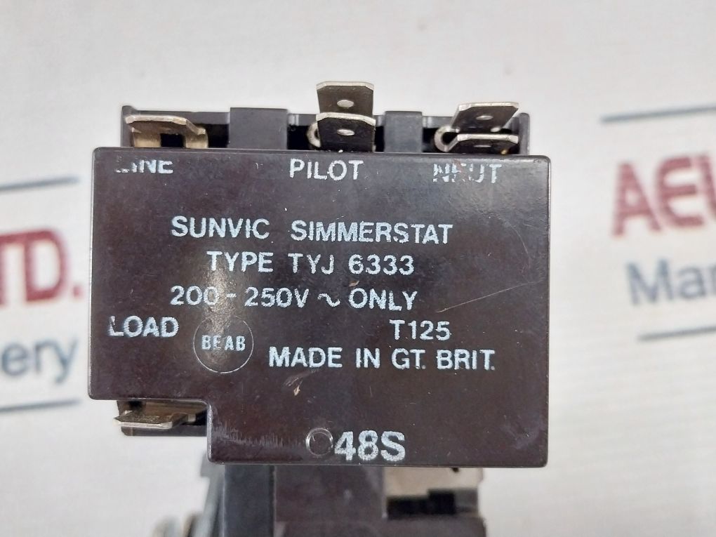 Sunvic Tyj 6333 Energy Regulator Simmerstat