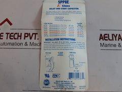 Supco Spp8E Electronic Potential Relay And Start Capacitor